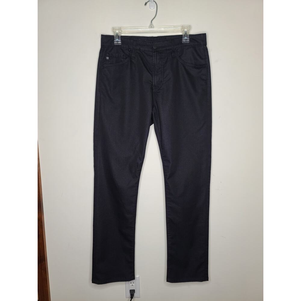 AG Adriano Goldschmied Everett slim straight black pants - 30 x 32
